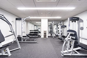 Stay fit in our free, on-site gym!