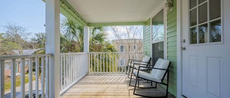 Relax. Unwind. Reset. - The balcony of Cordova Dream Upper makes the perfect place to relax after a day on the beach.