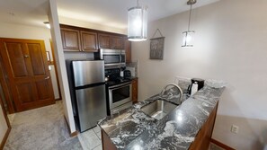 Kitchen, Indoors, Floor, Refrigerator, Sink