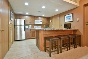 Indoors, Kitchen, Refrigerator, Hardwood, Sink Faucet