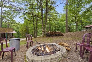 Campground fire pit. Go on, make some Smores!