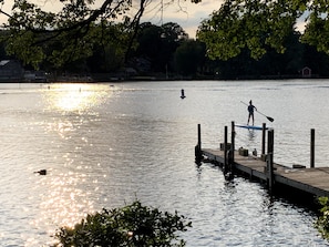 Another view of the lake from the deck