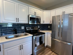 Newly remodeled kitchen (Dec '22) with complete upgrades, stainless appliances