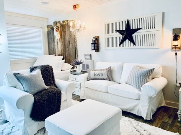 Love seat and Comfy Chair