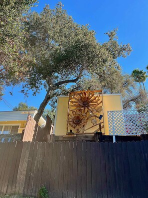 A Wooden Sculpture Along Side Our Street