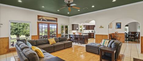 Expansive great room perfect for your vacation family gatherings