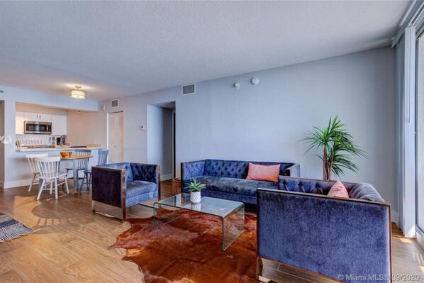Open concept modern space