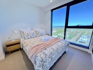 master bedroom with view