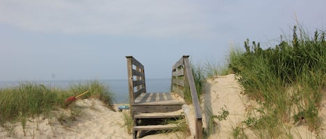 only steps away from East Sandwich Beach