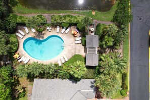 Community pool view