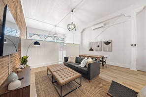 This is the main living room area of the home