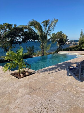 pool deck area