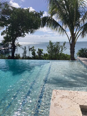 infinity edge pool (heated & freshwater)