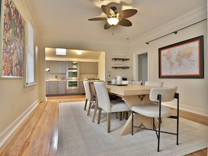 Open Dining Room and Kitchen