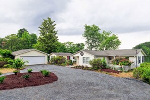 New front driveway and circular drive