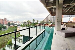 Building's pool.