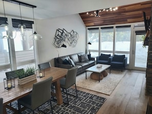 Living Room and Dining Room