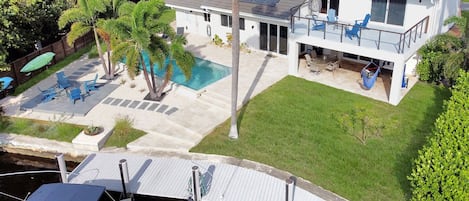 Waterside Retreat with paddle boards and boat dock