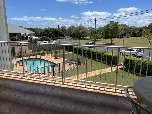 View from Balcony overlooking Dayman Park.
