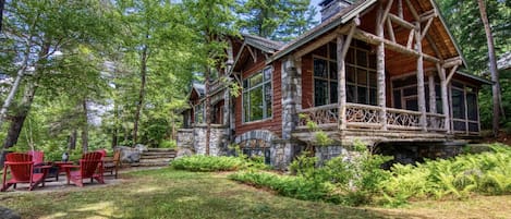 Welcome! Authentic Adirondack architecture in a guest ready home.