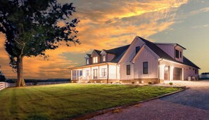 Escape to pure luxury and serenity in this brand new farmhouse, nestled on a sprawling 1-acre property with breathtaking views. Enjoy top-of-the-line amenities and an abundance of space, both inside and out