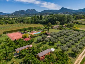 propriété vue du ciel 