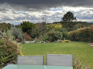 terrasse privative vue sur le jardin