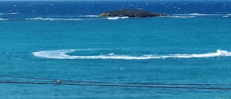 View of the ocean from Mare Blu apartments