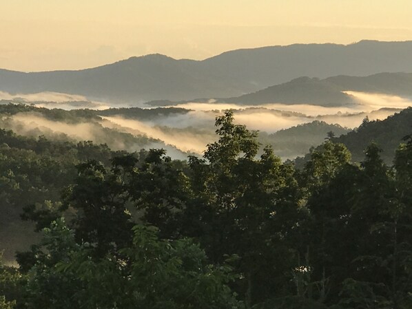 Your views off the back deck!