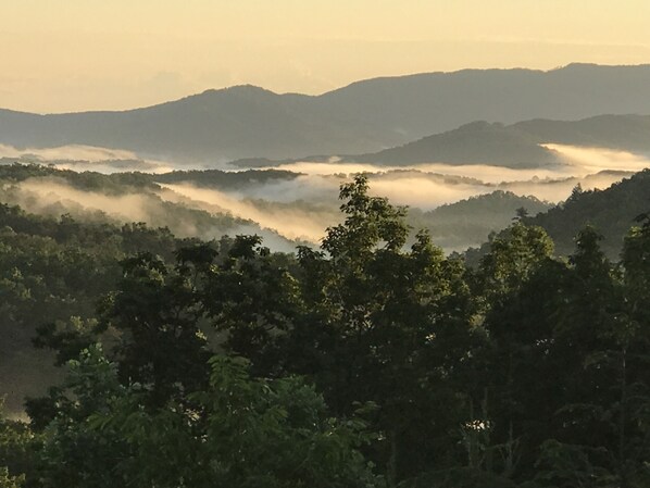 Your views off the back deck!