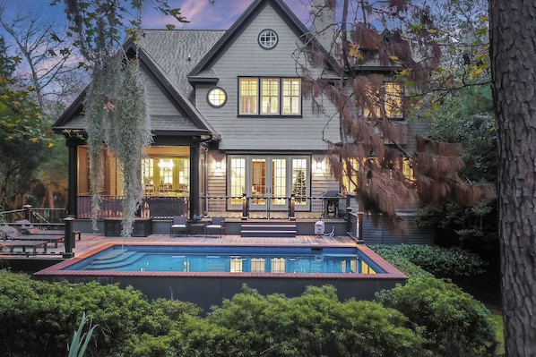 Welcome to our five bedroom coastal estate with a private saltwater pool on Surfsong Road!