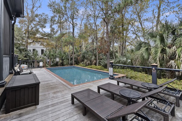 Gorgeous saltwater private pool!