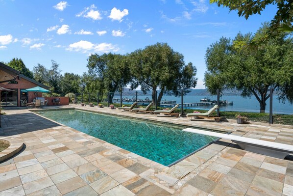 Cool off and unwind! Our beautiful pool is the perfect place to relax and enjoy the sun.
