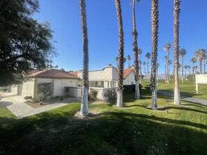 One half of a duplex. Rare in Desert Falls