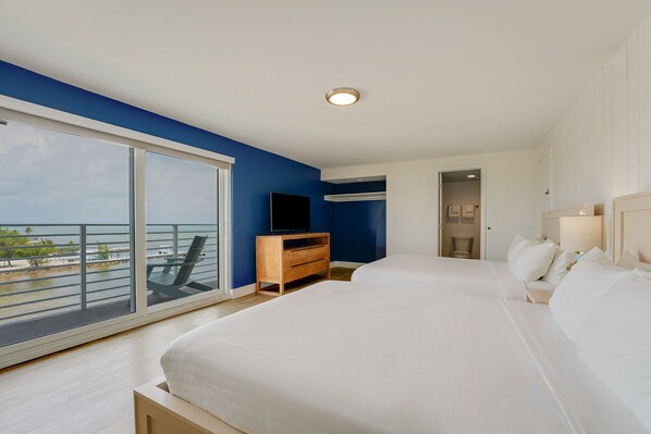 Bedroom. Exact unit will be assigned upon arrival. Views, colors, decor may vary