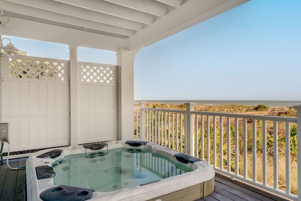 Hot Tub with Beach Views: Soak, Relax, and Enjoy Scenic Bliss in Our Coastal Paradise