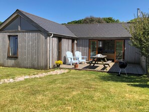 Enclosed, private garden space.