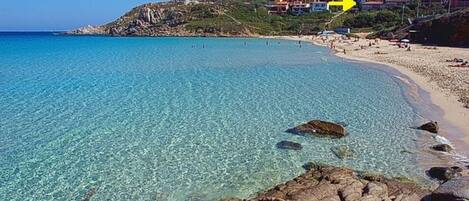 Vista dalla spiaggia