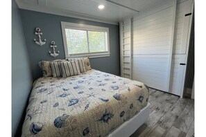 Bedroom #2 - Murphy bunk beds fold up if you need more space!