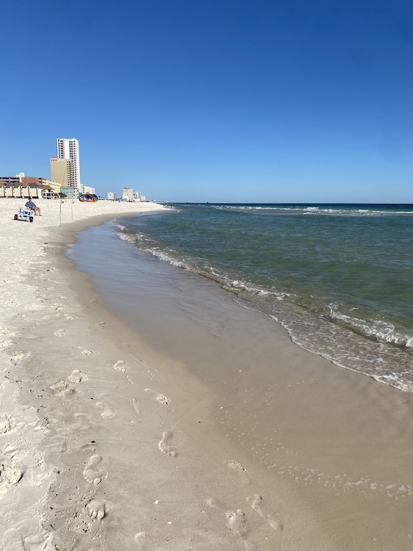 Miles of beautiful beach!