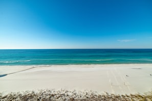 You'll be over looking the pool at Tower 3 and the beach from your private balcony.