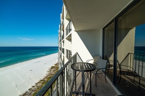 Your balcony is great for morning coffee or evening drinks at sunset or you can just relax all day.