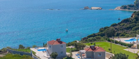 Amazing view of the Ionian Sea from your 2-Villa Resort