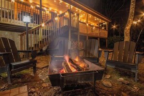 Cozy firepit!