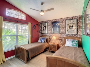 Step into harry potter themed retreat twin beds, perfect for friends or siblings!