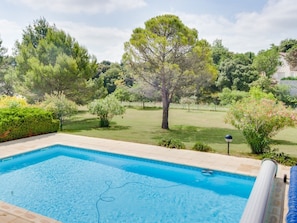 Schwimmbad des Ferienhauses