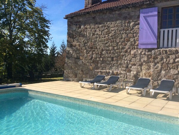 Piscine maison de vacances