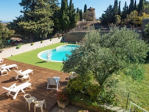 Schwimmbad des Ferienhauses