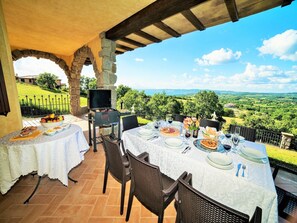 Aussicht vom Ferienhaus [Sommer]