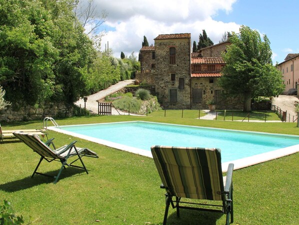 Schwimmbad des Ferienhauses